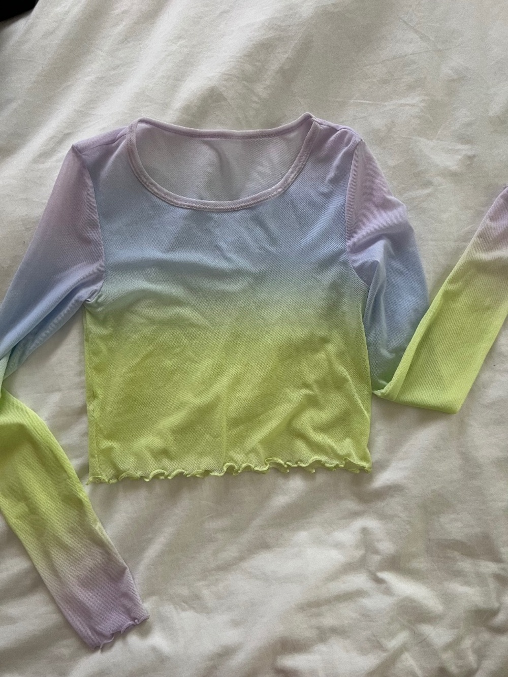 Aerie sheer ombré top